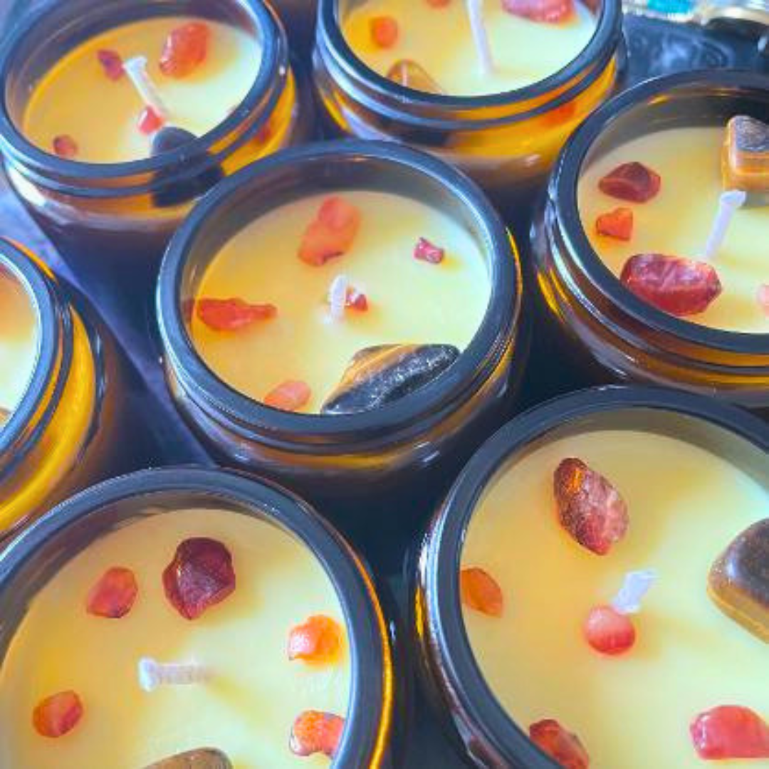 Vela Ascenso Crystal Essential Oil Candle - small